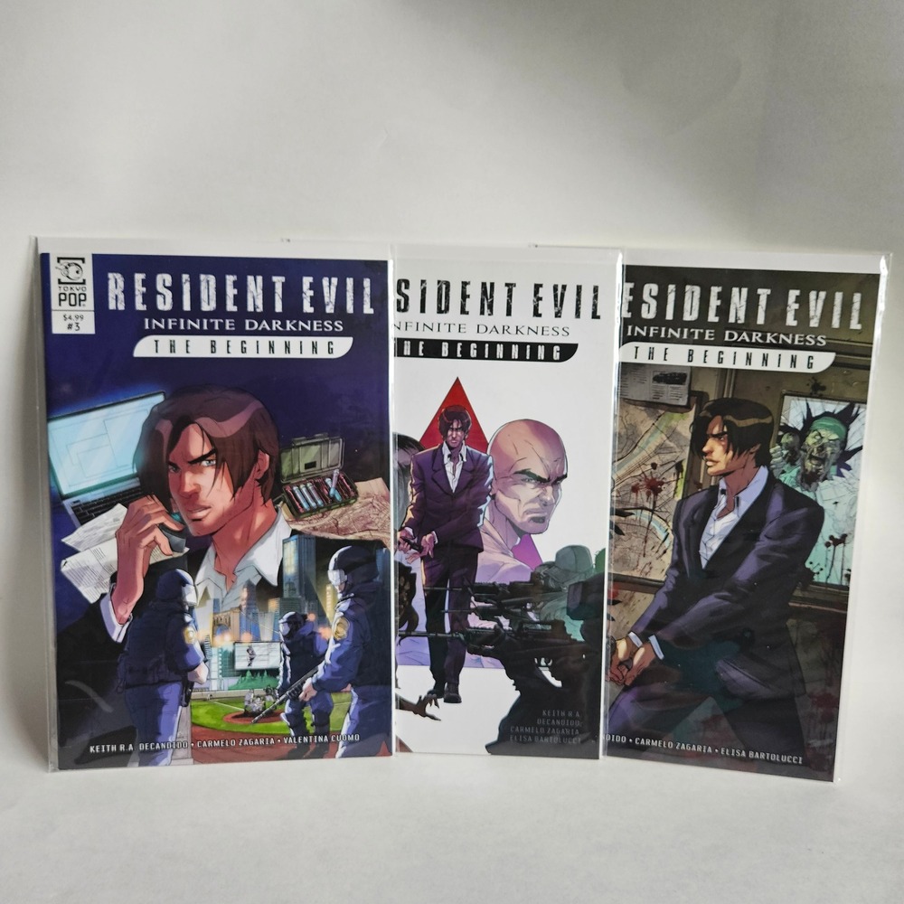 Resident Evil Infinite Darkness The Beginning Comics Tokyopop Issues 3 4 5 Lot